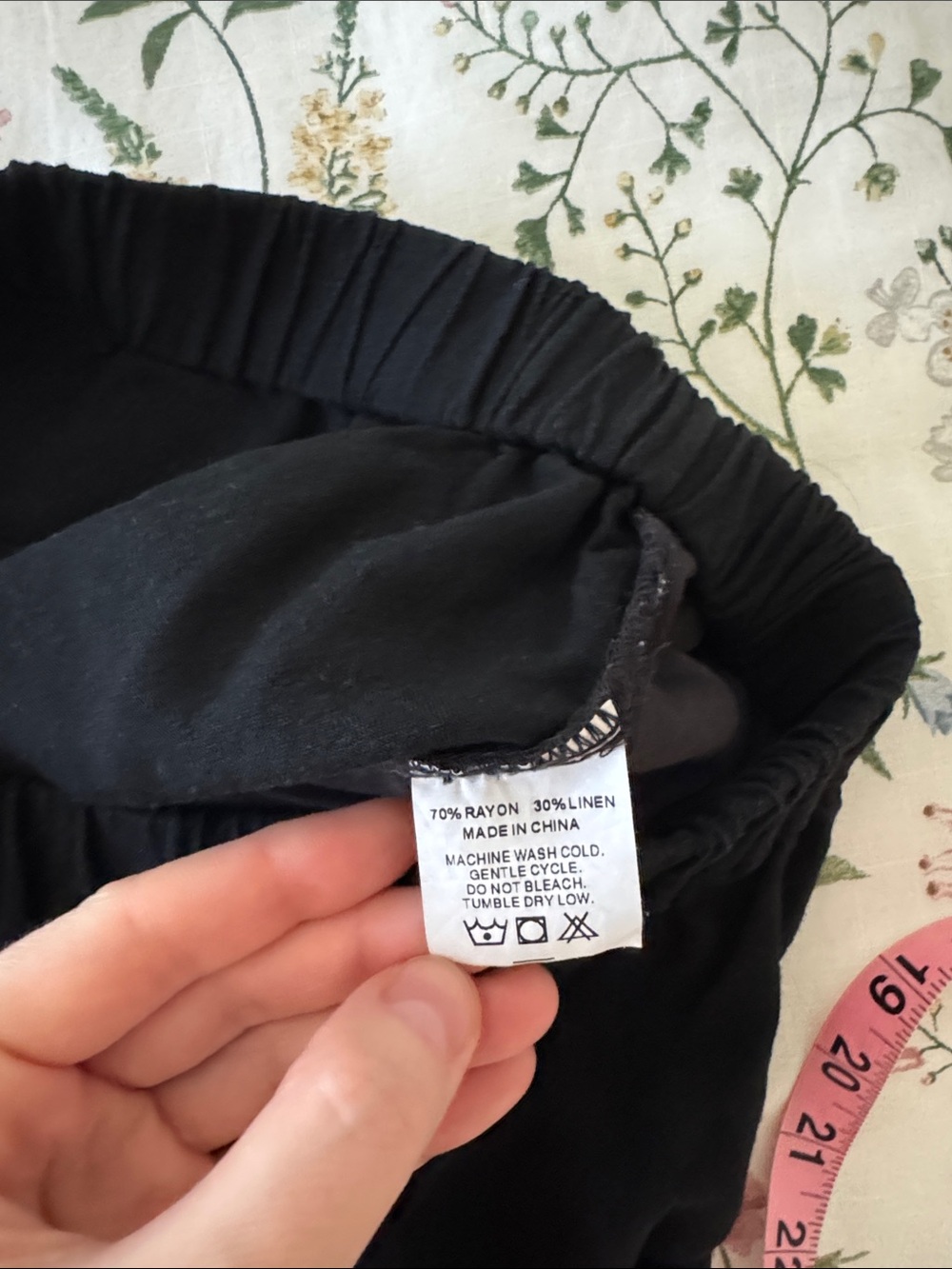 Aloha Exchange W's High Waisted linen Shorts - Black M Medium - Picture 6 of 7